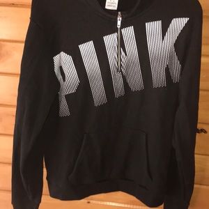 VS Pink Half Zip Pullover